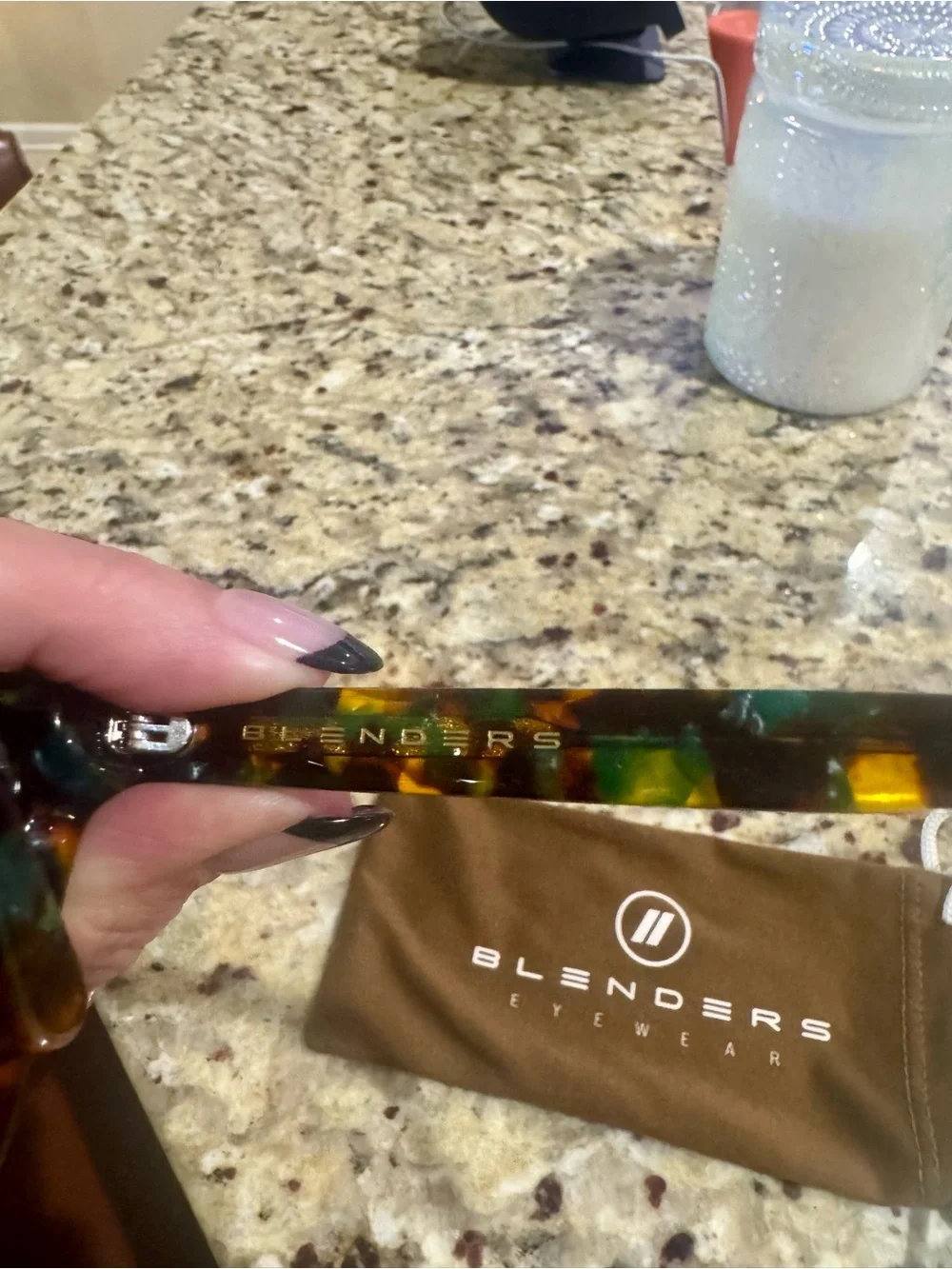 Blenders Eyewear Women’s (unisex) Tortoise Teal/Green & Brown Square Sunglasses